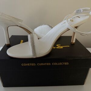 NWT Lulu's White Strappy High Heels